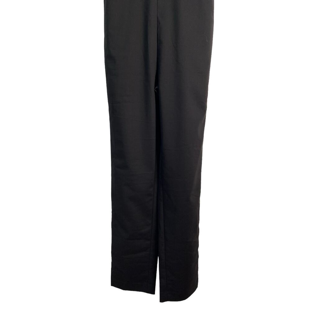 NBD Revolve Bianna Jumpsuit Slim Leg Boned Mesh Adjustable Strap Black Size XXS - Picture 7 of 13